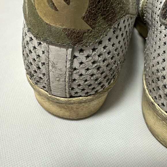 Adidas Superstar Sneaker Mens 12 Quickstrike 80s Style Shell Toe Camo Gold - Picture 6 of 16